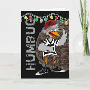 Festiva Tarjeta de Navidades de Jailbird