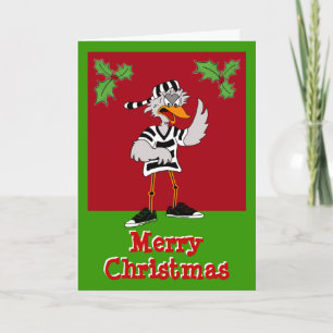 Festiva Tarjeta de Navidades de Jailbird