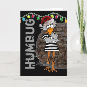 Festiva Tarjeta de Navidades de Jailbird