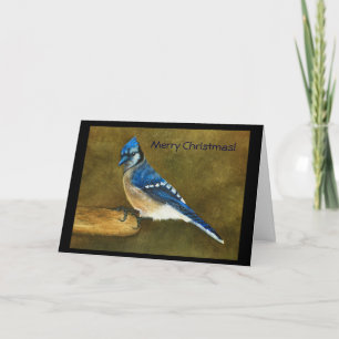Festiva Tarjeta de Navidades de Jay Azul