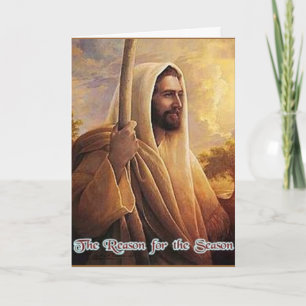 Festiva Tarjeta de Navidades de Jesús