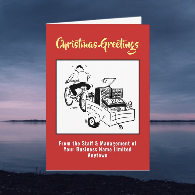 Festiva Tarjeta de Navidades de Jockey o DJ en disco (Subido por el creador)