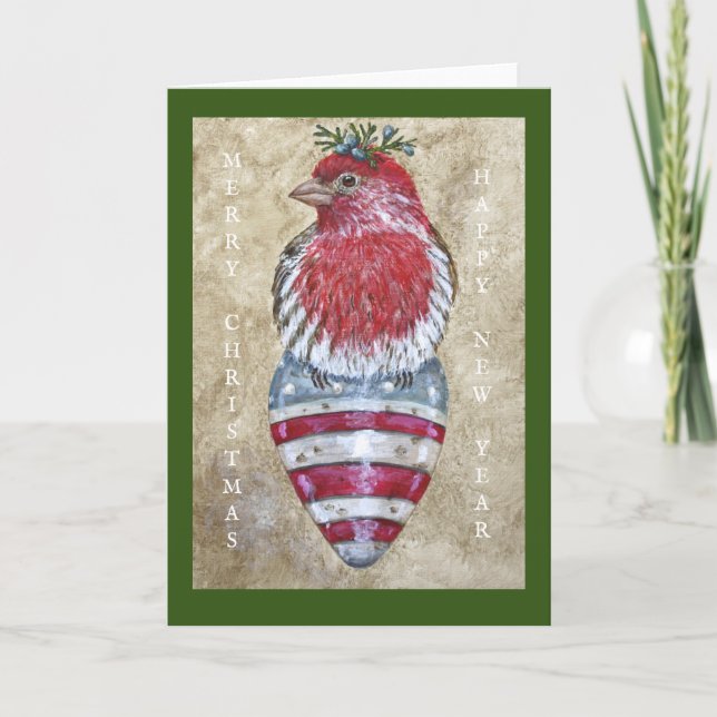 Festiva Tarjeta de Navidades de Joe festivo (Anverso)