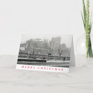 Festiva Tarjeta de Navidades de la abadía Westminster de L