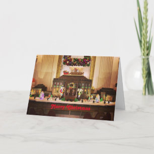 Festiva Tarjeta de Navidades de la casa Gingerbread