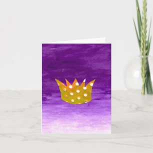 Festiva Tarjeta de Navidades de la Corona