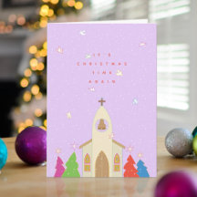 Tarjeta de Navidades de la Iglesia del Tiempo de l