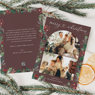 Festiva Tarjeta de Navidades de la Moda moderna 2 para el