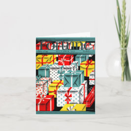 Festiva Tarjeta de Navidades de la revista Fortune de 1936