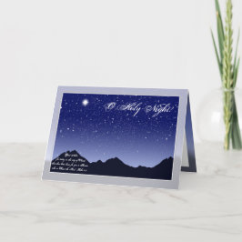 Festiva Tarjeta de Navidades de la Santa Noche
