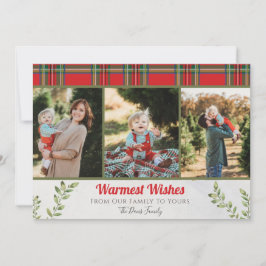 Festiva Tarjeta de Navidades de los deseos más cálidos