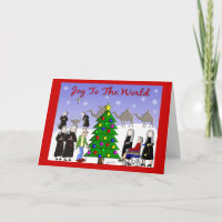 Tarjeta de Navidades de monjas católicas "Alegría