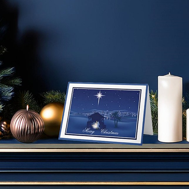 Festiva Tarjeta de Navidades de Natividad (Subido por el creador)