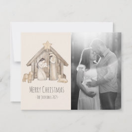 Festiva Tarjeta de Navidades de Natividad