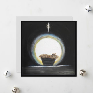 Festiva Tarjeta de Navidades de Natividad de navidades