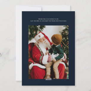 Festiva Tarjeta de Navidades de Navidades rusos de inviern