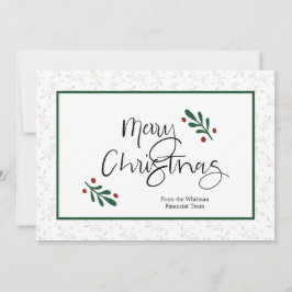 Festiva Tarjeta de Navidades de negocios