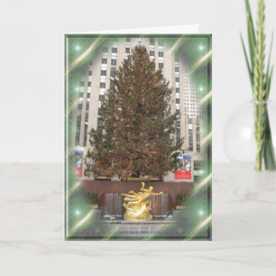 Festiva Tarjeta de Navidades de Nueva York
