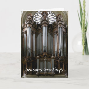 Festiva Tarjeta de Navidades de órganos de St Eustache