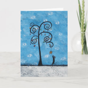 Festiva Tarjeta de Navidades de pequeños milagros
