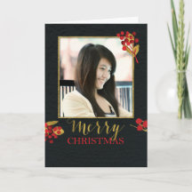 Tarjeta de Navidades de Personalizable fotográfico