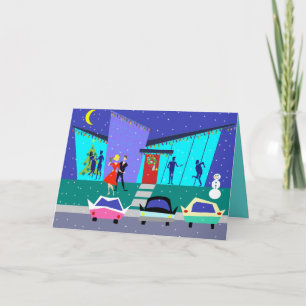 Festiva Tarjeta de Navidades de Personalizados de vacacion