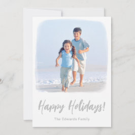 Festiva Tarjeta de Navidades de playa | Tarjeta fotográfic