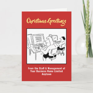 Festiva Tarjeta de Navidades de Procesamiento de Word o En