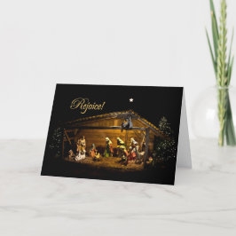 Festiva Tarjeta de Navidades de regocijo