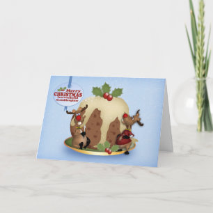 Festiva Tarjeta De Navidades De Resto De Niña Y Ropa