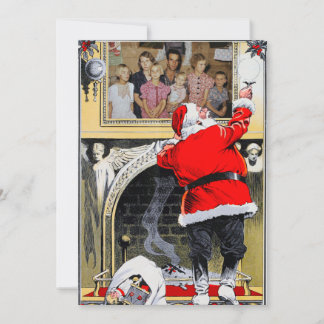 Festiva Tarjeta de Navidades de retrato familiar personali