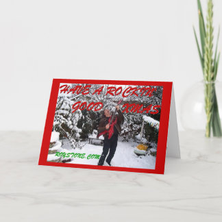 FESTIVA TARJETA DE NAVIDADES DE ROY STONE