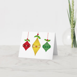 Festiva Tarjeta de Navidades de saludos de temporada