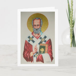 Festiva Tarjeta de Navidades de San Nicolás
