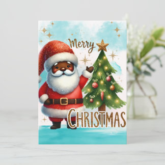 Festiva Tarjeta de Navidades de Santa Ana de Estados Unido