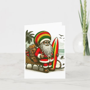 Festiva Tarjeta de Navidades de Santa Cruz de Jamaica pers