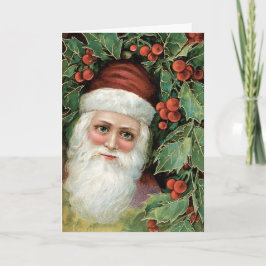 Festiva Tarjeta de Navidades de Santa Vieja
