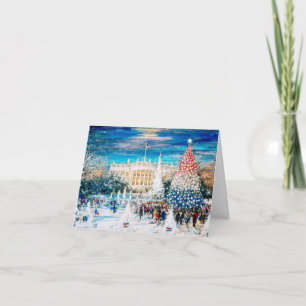 Festiva Tarjeta de Navidades de soldados