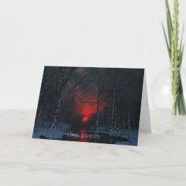 Festiva Tarjeta de Navidades de solsticio