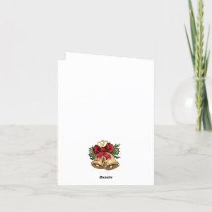 Festiva tarjeta de navidades de tabby de tabby lindo