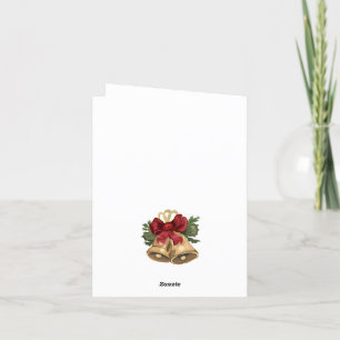 Festiva tarjeta de navidades de tabby de tabby lindo