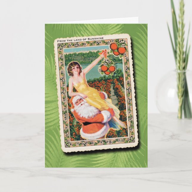 Festiva Tarjeta de Navidades de Tierra De Sol (Anverso)