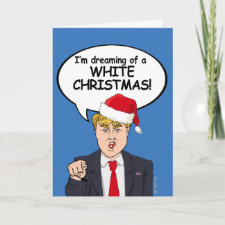 Festiva Tarjeta de Navidades de Trump - Sueño con una comi