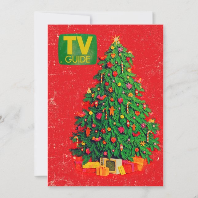 Festiva Tarjeta de Navidades de TV (Anverso)