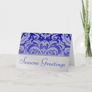 Festiva Tarjeta de Navidades de vacaciones de Damasco de p
