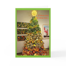 Tarjeta de Navidades de vacaciones de O Citrus Tre