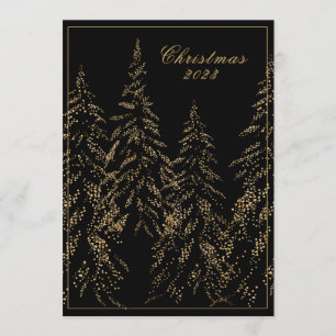 Festiva Tarjeta de Navidades de vacaciones elegante Purpur
