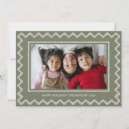 Festiva Tarjeta de Navidades de vacaciones felices de marc