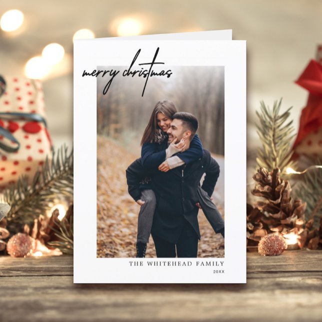 Festiva Tarjeta de Navidades de vacaciones modernos (Subido por el creador)