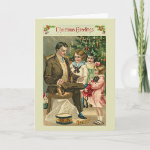 Festiva Tarjeta de Navidades de Victoria